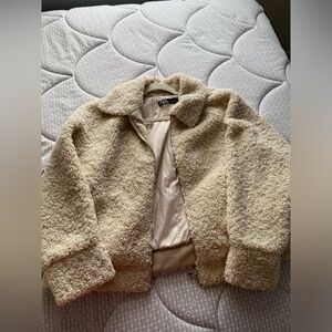 zara teddy jacket